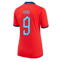 Strój piłkarski Anglia Harry Kane #9 Koszulka Wyjazdowej damskie MŚ 2022 Krótki Rękaw