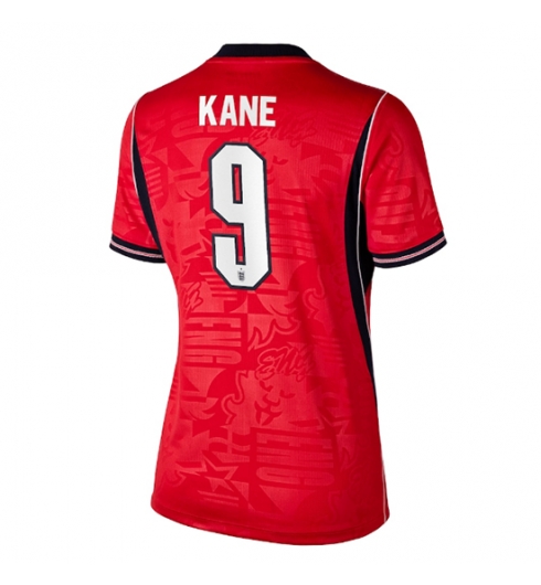 Strój piłkarski Anglia Harry Kane #9 Koszulka Wyjazdowej damskie MŚ 2026 Krótki Rękaw Strój piłkarski Anglia Harry Kane #9 Koszulka Wyjazdowej damskie MŚ 2026 Krótki Rękaw
