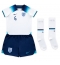 Strój piłkarski Anglia Harry Maguire #6 Koszulka Podstawowej dziecięce MŚ 2022 Krótki Rękaw (+ Krótkie spodenki)