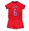 Strój piłkarski Anglia Harry Maguire #6 Koszulka Wyjazdowej dziecięce MŚ 2022 Krótki Rękaw (+ Krótkie spodenki)