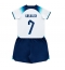 Strój piłkarski Anglia Jack Grealish #7 Koszulka Podstawowej dziecięce MŚ 2022 Krótki Rękaw (+ Krótkie spodenki)