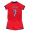 Strój piłkarski Anglia Jack Grealish #7 Koszulka Wyjazdowej dziecięce MŚ 2022 Krótki Rękaw (+ Krótkie spodenki)