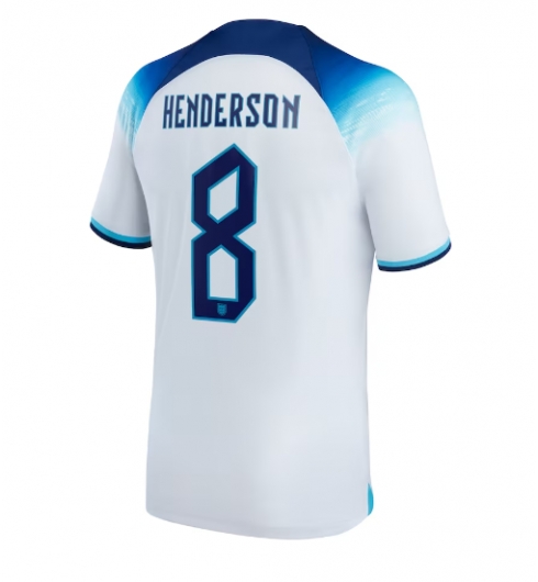 Strój piłkarski Anglia Jordan Henderson #8 Koszulka Podstawowej MŚ 2022 Krótki Rękaw