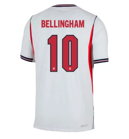 Strój piłkarski Anglia Jude Bellingham #10 Koszulka Podstawowej MŚ 2026 Krótki Rękaw Strój piłkarski Anglia Jude Bellingham #10 Koszulka Podstawowej MŚ 2026 Krótki Rękaw