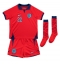 Strój piłkarski Anglia Jude Bellingham #22 Koszulka Wyjazdowej dziecięce MŚ 2022 Krótki Rękaw (+ Krótkie spodenki)