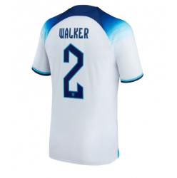 Strój piłkarski Anglia Kyle Walker #2 Koszulka Podstawowej MŚ 2022 Krótki Rękaw