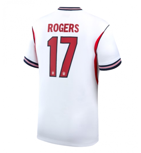 Strój piłkarski Anglia Morgan Rogers #17 Koszulka Podstawowej MŚ 2026 Krótki Rękaw Strój piłkarski Anglia Morgan Rogers #17 Koszulka Podstawowej MŚ 2026 Krótki Rękaw
