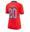 Strój piłkarski Anglia Phil Foden #20 Koszulka Wyjazdowej damskie MŚ 2022 Krótki Rękaw