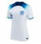 Strój piłkarski Anglia Raheem Sterling #10 Koszulka Podstawowej damskie MŚ 2022 Krótki Rękaw