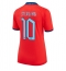 Strój piłkarski Anglia Raheem Sterling #10 Koszulka Wyjazdowej damskie MŚ 2022 Krótki Rękaw