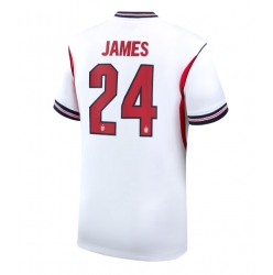 Strój piłkarski Anglia Reece James #24 Koszulka Podstawowej MŚ 2026 Krótki Rękaw
