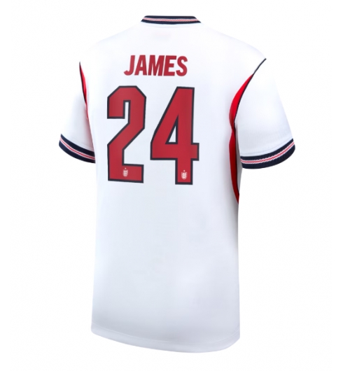 Strój piłkarski Anglia Reece James #24 Koszulka Podstawowej MŚ 2026 Krótki Rękaw Strój piłkarski Anglia Reece James #24 Koszulka Podstawowej MŚ 2026 Krótki Rękaw