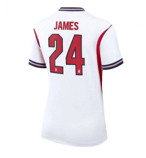 Strój piłkarski Anglia Reece James #24 Koszulka Podstawowej damskie MŚ 2026 Krótki Rękaw Strój piłkarski Anglia Reece James #24 Koszulka Podstawowej damskie MŚ 2026 Krótki Rękaw