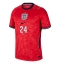 Strój piłkarski Anglia Reece James #24 Koszulka Wyjazdowej MŚ 2026 Krótki Rękaw Strój piłkarski Anglia Reece James #24 Koszulka Wyjazdowej MŚ 2026 Krótki Rękaw