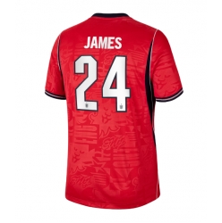 Strój piłkarski Anglia Reece James #24 Koszulka Wyjazdowej MŚ 2026 Krótki Rękaw