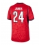 Strój piłkarski Anglia Reece James #24 Koszulka Wyjazdowej MŚ 2026 Krótki Rękaw