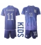 Strój piłkarski Argentyna Angel Di Maria #11 Koszulka Wyjazdowej dziecięce MŚ 2022 Krótki Rękaw (+ Krótkie spodenki)