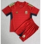 Strój piłkarski Argentyna Bramkarskie Koszulka Wyjazdowej dziecięce MŚ 2022 Krótki Rękaw (+ Krótkie spodenki)