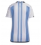 Strój piłkarski Argentyna Koszulka Podstawowej damskie MŚ 2022 Krótki Rękaw