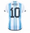 Strój piłkarski Argentyna Lionel Messi #10 Koszulka Podstawowej MŚ 2022 Krótki Rękaw