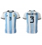 Strój piłkarski Argentyna Nicolas Tagliafico #3 Koszulka Podstawowej MŚ 2022 Krótki Rękaw