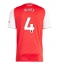 Strój piłkarski Arsenal Ben White #4 Koszulka Podstawowej 2025-26 Krótki Rękaw