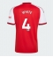 Strój piłkarski Arsenal Ben White #4 Koszulka Podstawowej 2026-27 Krótki Rękaw