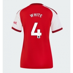 Strój piłkarski Arsenal Ben White #4 Koszulka Podstawowej damskie 2026-27 Krótki Rękaw