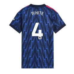 Strój piłkarski Arsenal Ben White #4 Koszulka Wyjazdowej damskie 2025-26 Krótki Rękaw