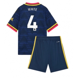 Strój piłkarski Arsenal Ben White #4 Koszulka Wyjazdowej dziecięce 2026-27 Krótki Rękaw (+ Krótkie spodenki)