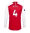 Strój piłkarski Arsenal Benjamin White #4 Koszulka Podstawowej 2023-24 Długi Rękaw