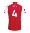 Strój piłkarski Arsenal Benjamin White #4 Koszulka Podstawowej 2023-24 Krótki Rękaw