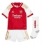 Strój piłkarski Arsenal Benjamin White #4 Koszulka Podstawowej dziecięce 2023-24 Krótki Rękaw (+ Krótkie spodenki)