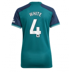 Strój piłkarski Arsenal Benjamin White #4 Koszulka Trzeciej damskie 2023-24 Krótki Rękaw