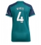 Strój piłkarski Arsenal Benjamin White #4 Koszulka Trzeciej damskie 2023-24 Krótki Rękaw