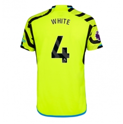 Strój piłkarski Arsenal Benjamin White #4 Koszulka Wyjazdowej 2023-24 Krótki Rękaw