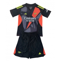 Strój piłkarski Arsenal Bramkarskie Koszulka Trzeciej dziecięce 2024-25 Krótki Rękaw (+ Krótkie spodenki)