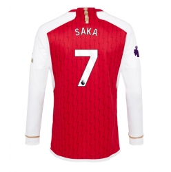 Strój piłkarski Arsenal Bukayo Saka #7 Koszulka Podstawowej 2023-24 Długi Rękaw