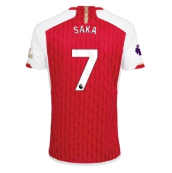 Strój piłkarski Arsenal Bukayo Saka #7 Koszulka Podstawowej 2023-24 Krótki Rękaw