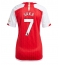 Strój piłkarski Arsenal Bukayo Saka #7 Koszulka Podstawowej damskie 2023-24 Krótki Rękaw