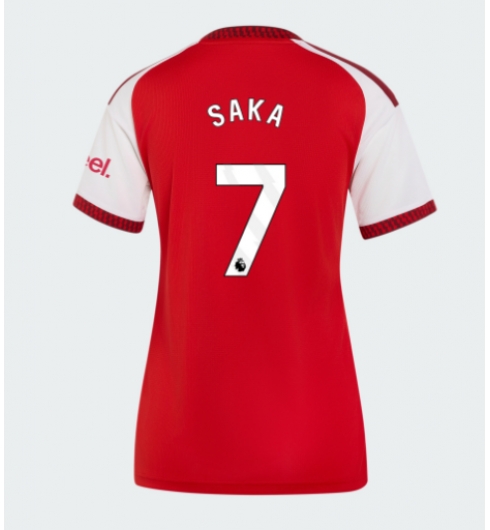 Strój piłkarski Arsenal Bukayo Saka #7 Koszulka Podstawowej damskie 2026-27 Krótki Rękaw Strój piłkarski Arsenal Bukayo Saka #7 Koszulka Podstawowej damskie 2026-27 Krótki Rękaw