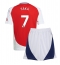 Strój piłkarski Arsenal Bukayo Saka #7 Koszulka Podstawowej dziecięce 2024-25 Krótki Rękaw (+ Krótkie spodenki)