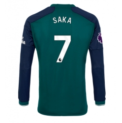 Strój piłkarski Arsenal Bukayo Saka #7 Koszulka Trzeciej 2023-24 Długi Rękaw