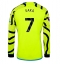 Strój piłkarski Arsenal Bukayo Saka #7 Koszulka Wyjazdowej 2023-24 Długi Rękaw