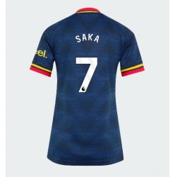 Strój piłkarski Arsenal Bukayo Saka #7 Koszulka Wyjazdowej damskie 2026-27 Krótki Rękaw