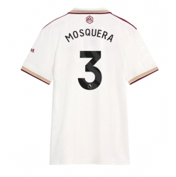 Strój piłkarski Arsenal Cristhian Mosquera #3 Koszulka Trzeciej damskie 2025-26 Krótki Rękaw