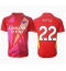 Strój piłkarski Arsenal David Raya #22 Bramkarskie Koszulka Wyjazdowej 2024-25 Krótki Rękaw