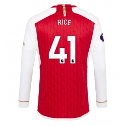 Strój piłkarski Arsenal Declan Rice #41 Koszulka Podstawowej 2023-24 Długi Rękaw