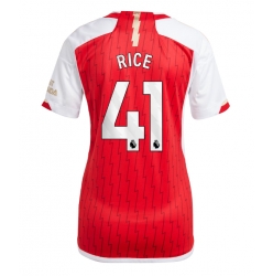 Strój piłkarski Arsenal Declan Rice #41 Koszulka Podstawowej damskie 2023-24 Krótki Rękaw
