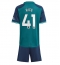Strój piłkarski Arsenal Declan Rice #41 Koszulka Trzeciej dziecięce 2023-24 Krótki Rękaw (+ Krótkie spodenki)